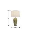 SALOME- SOBREMESA 1L CERAMICA-VERDE